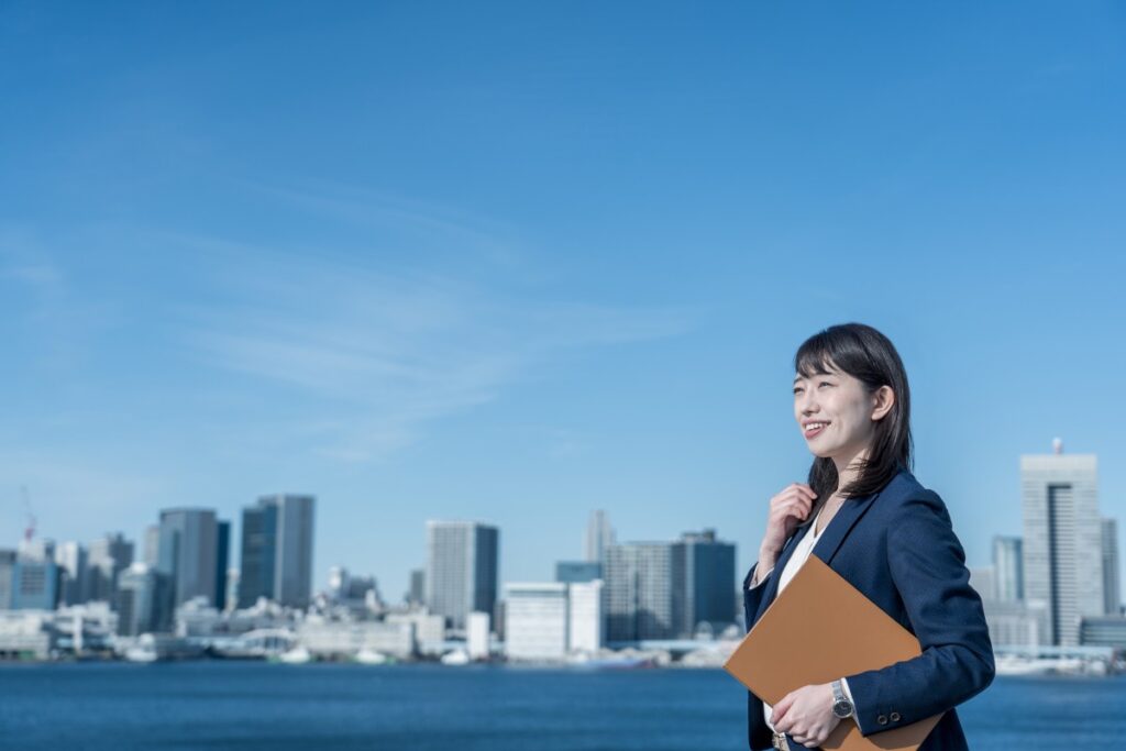 ビジネスイメージ　青空