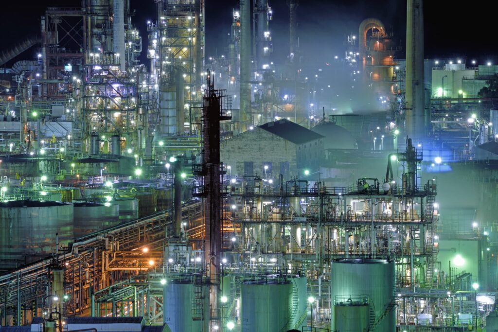 有田の工場夜景