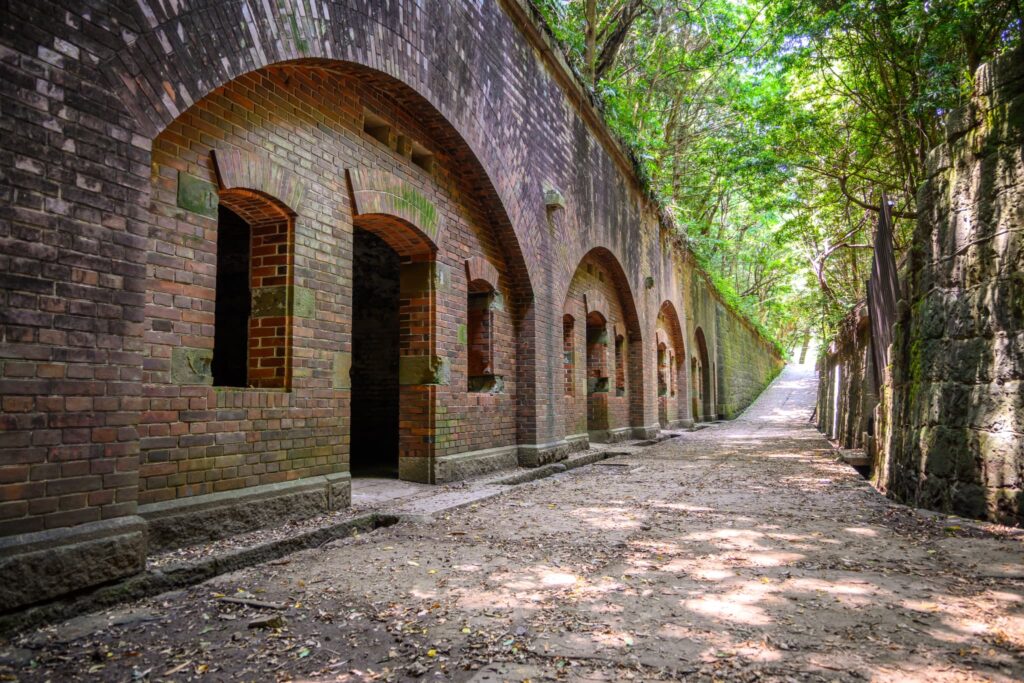 友ヶ島の砲台跡