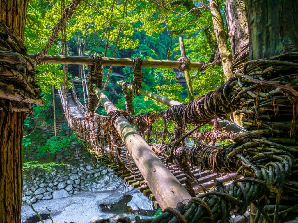 徳島県,祖谷のかずら橋