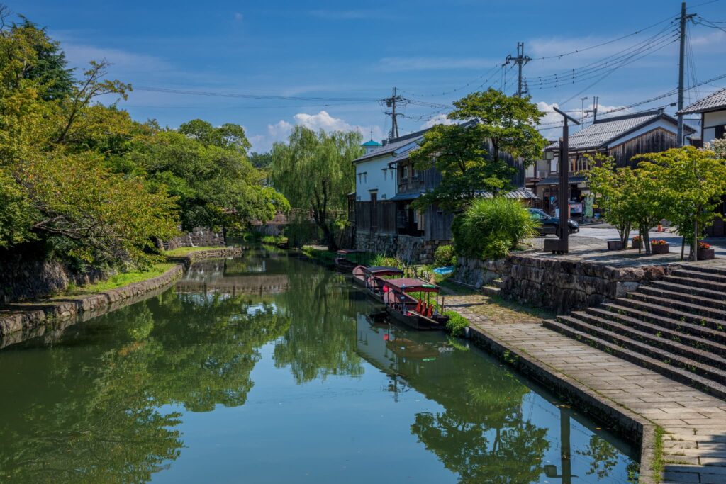 近江八幡の古い町並み 滋賀県近江八幡市 