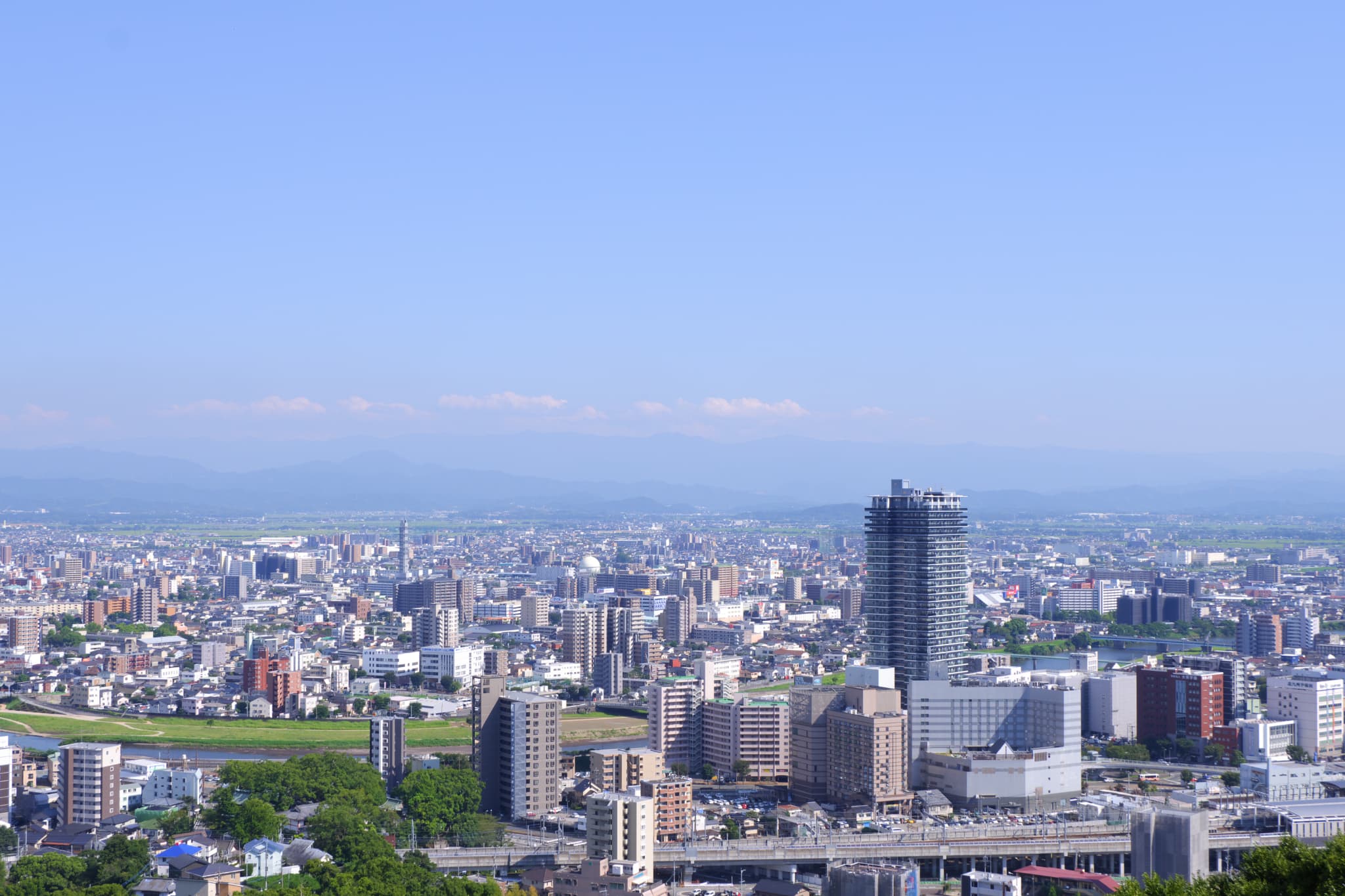 熊本市の街並み