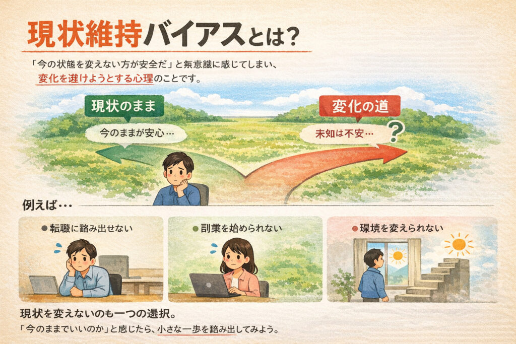 現状維持バイアスについて