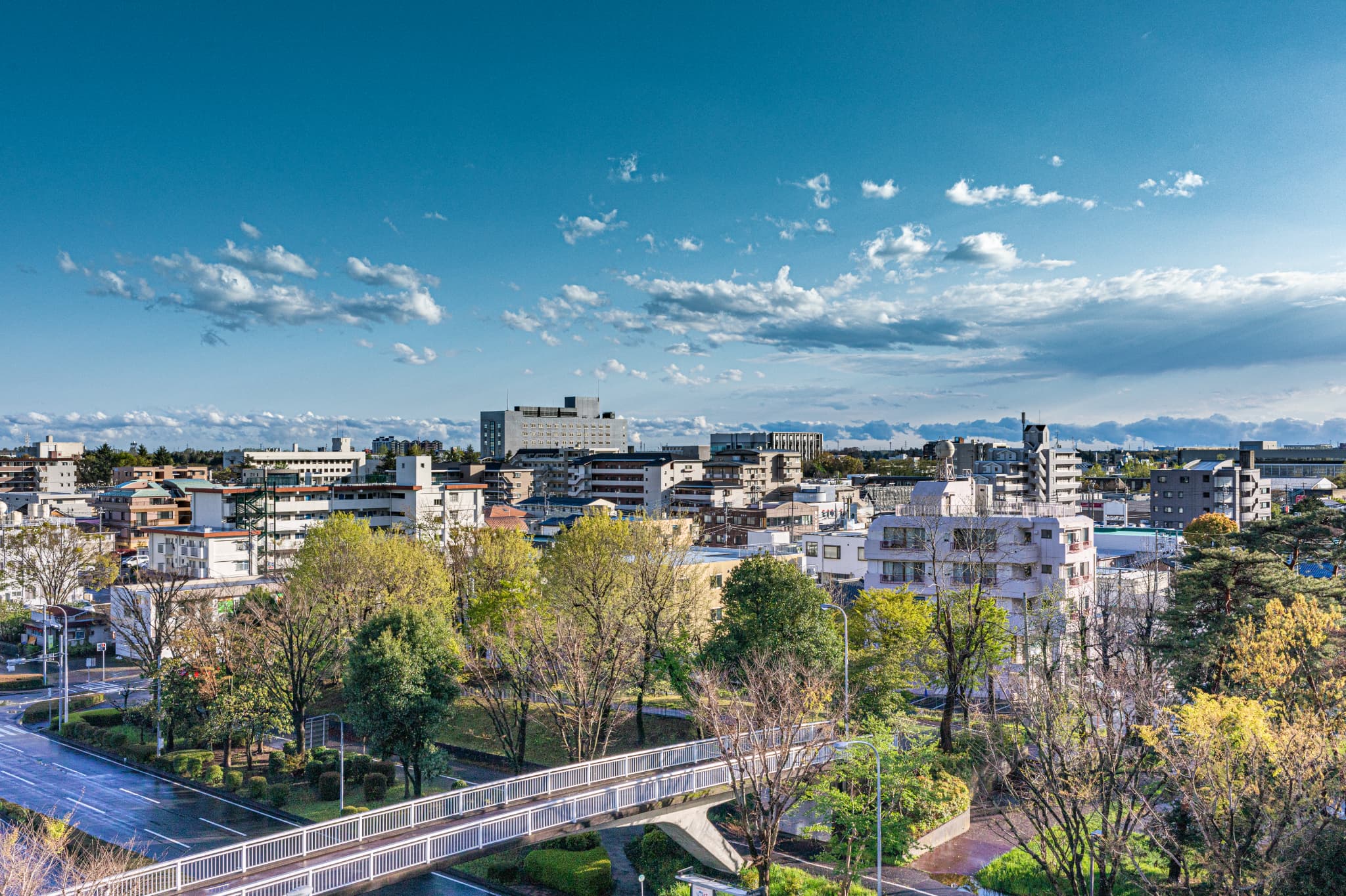 栃木県つくば市中心部周辺