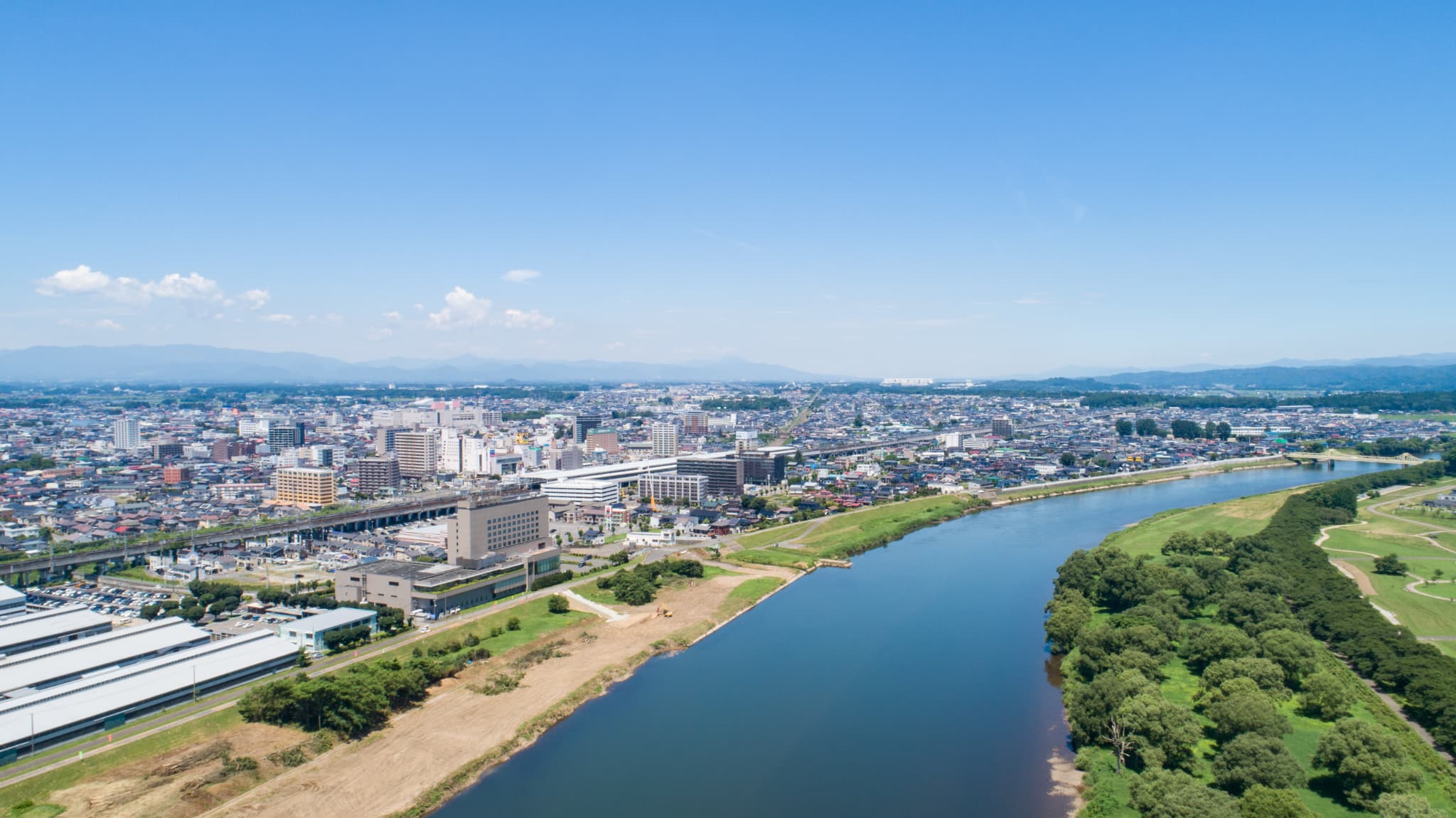 《岩手県》北上市の街並み